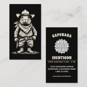 Cartão De Visita capivara vaqueira