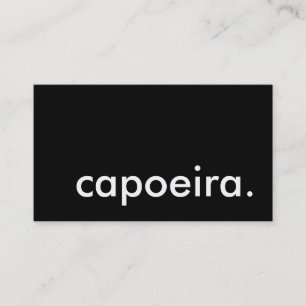 Cartão De Visita capoeira.