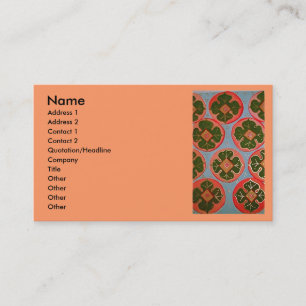 Cartão De Visita caquis luminosos