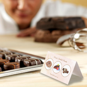 Cartão De Visita Car comercial de chocolate