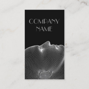 Cartão De Visita Cara da cabeça humana do doutor clínica privada 