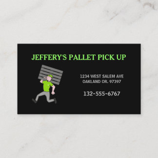 Cartão De Visita Cara de Cartografia de Palete de Madeira Profissio