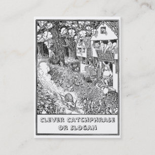 Cartão De Visita Caracol rápido nas rodas