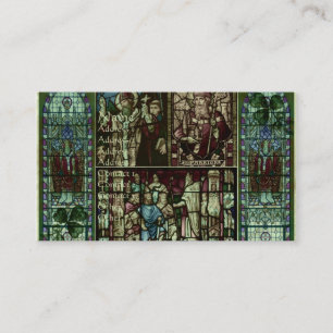 Cartão De Visita Caras do santo Patrick