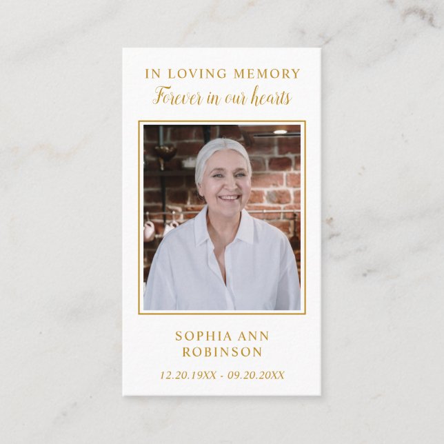 Cartão De Visita Cardeal Para Sempre Em Nosso Cartaz De Oração Foto (Frente)