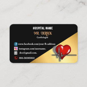 Cartão De Visita Cardiologistas