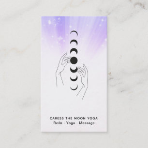 Cartão De Visita *~* Caresse As Fases Da Lua + Mãos Celestiais