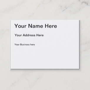 Cartão de visita carnudo