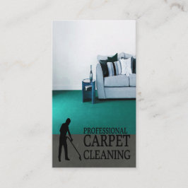 Cartão De Visita Carpet Cleaning Service Business Card
