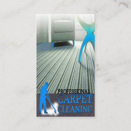 Cartão De Visita Carpet Cleaning Service Business Card