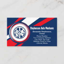 Cartão De Visita Carro Automático Automático Patriótico do Logotipo
