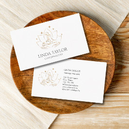 Cartão De Visita Carro Comercial de Massagem em Ilustração Moderna