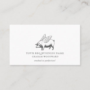 Cartão De Visita Carro-Comida Restaurante Barbeque