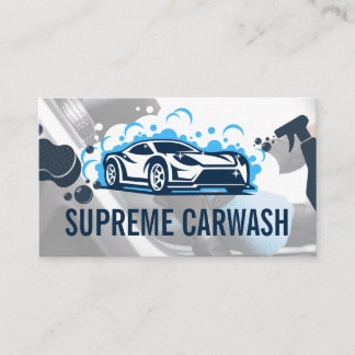 Cartão De Visita Carro desportivo | Bolhas de sabão