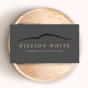 Cartão De Visita Carro Detalhado, Automotivo