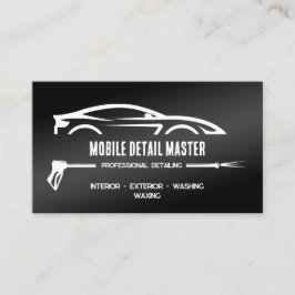 Cartão De Visita 🚿 Carro Detalhando QR Personalizado