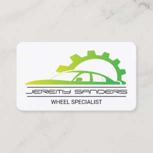 Cartão De Visita Carro Esportivo Serviços de Auto