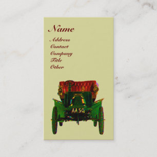 CARTÃO DE VISITA CARRO RETRO - AUTOMOTIVO