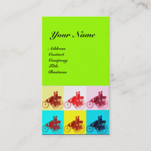 CARTÃO DE VISITA CARRO VINTAGE POP ART / REPARO AUTOMOTIVO