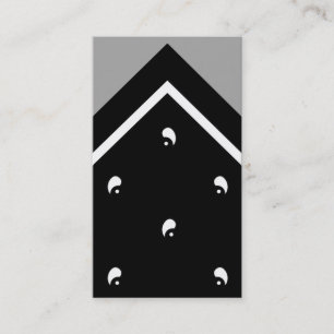 Cartão De Visita Cartão/cartão de visita pretos do truque de lenço