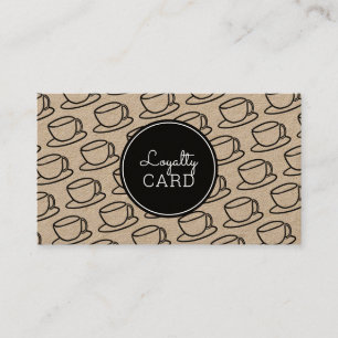 Cartão De Visita Cartão-fidelidade Kraft para Compro de café