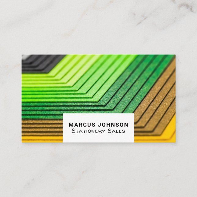 Cartão De Visita Cartão, Papel de Carta e Material de Escritório, C (Frente)