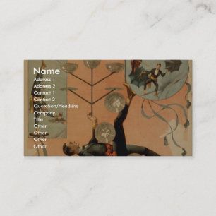 Cartão De Visita Cartas de Desenho, 'Eldora', Juggler do Mundo