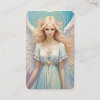 Cartão De Visita Cartas de Mensagens do Anjo Oracle em Branco