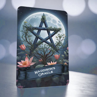 Cartão De Visita Cartas de Oráculo em Branco