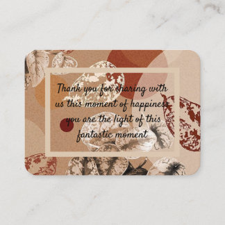 Cartão De Visita carte de remerciment