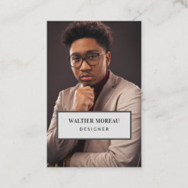 Cartão De Visita Carte de visite professionnelle avec photo