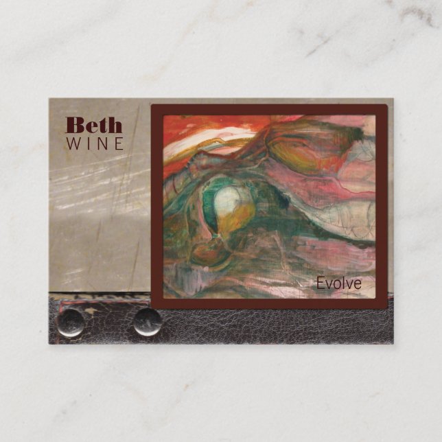 Cartão De Visita Carteira da arte (Frente)
