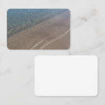 Cartes de visite Mer cristalline