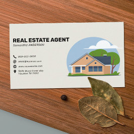 Cartão De Visita Cartografia House & Icons - Agente Imobiliário