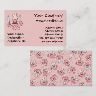 Cartão De Visita Cartoon Chef Lula