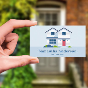 Cartão De Visita Cartoon House - Agente Imobiliário