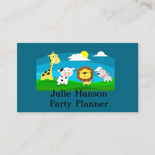 Cartão De Visita Cartoons (Frente)