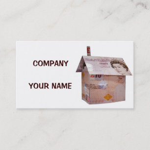 Cartão De Visita Casa de 10 libras