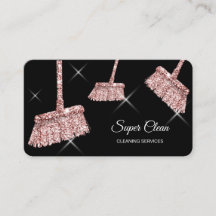 Casa de Limpeza com Espumante rosa a ouro Comercia