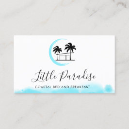 Cartão De Visita casa de praia de palmeira alugada ao café da manhã