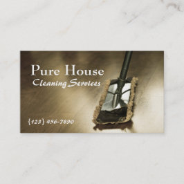 Cartão De Visita Casa Moderna, Empresa de limpeza de escritórios