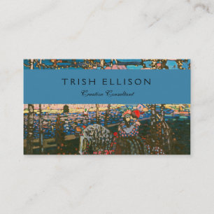 Cartão De Visita Casal de Abstrato de Kandinski