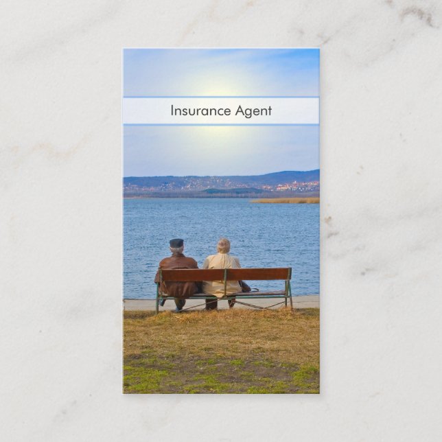 Cartão de visita Casal mais velho (Frente)