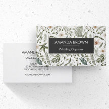 Casamento com Padrão Floral em Aquarela Moderna