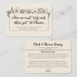 Cartão De Visita Casamento Favorece Ruas. Charles Memare Santa