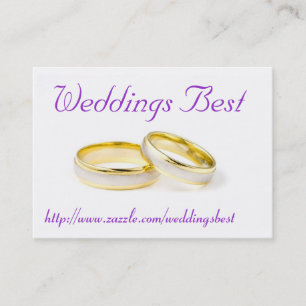 Cartão De Visita Casamentos melhores