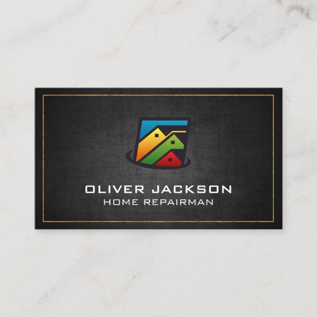 Cartão De Visita Casas de imóveis (Frente)