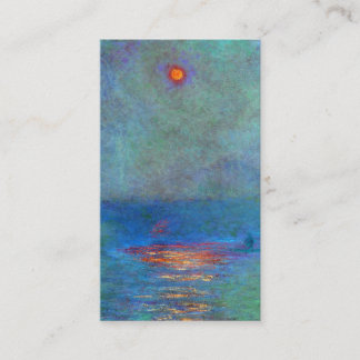 Cartão De Visita Casas do parlamento - Claude Monet
