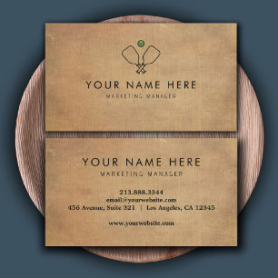 cartão de visita Castanho