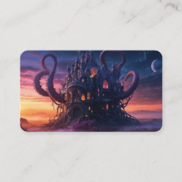 Cartão De Visita Castelo Cósmico de Éons Muito Passados Marcador